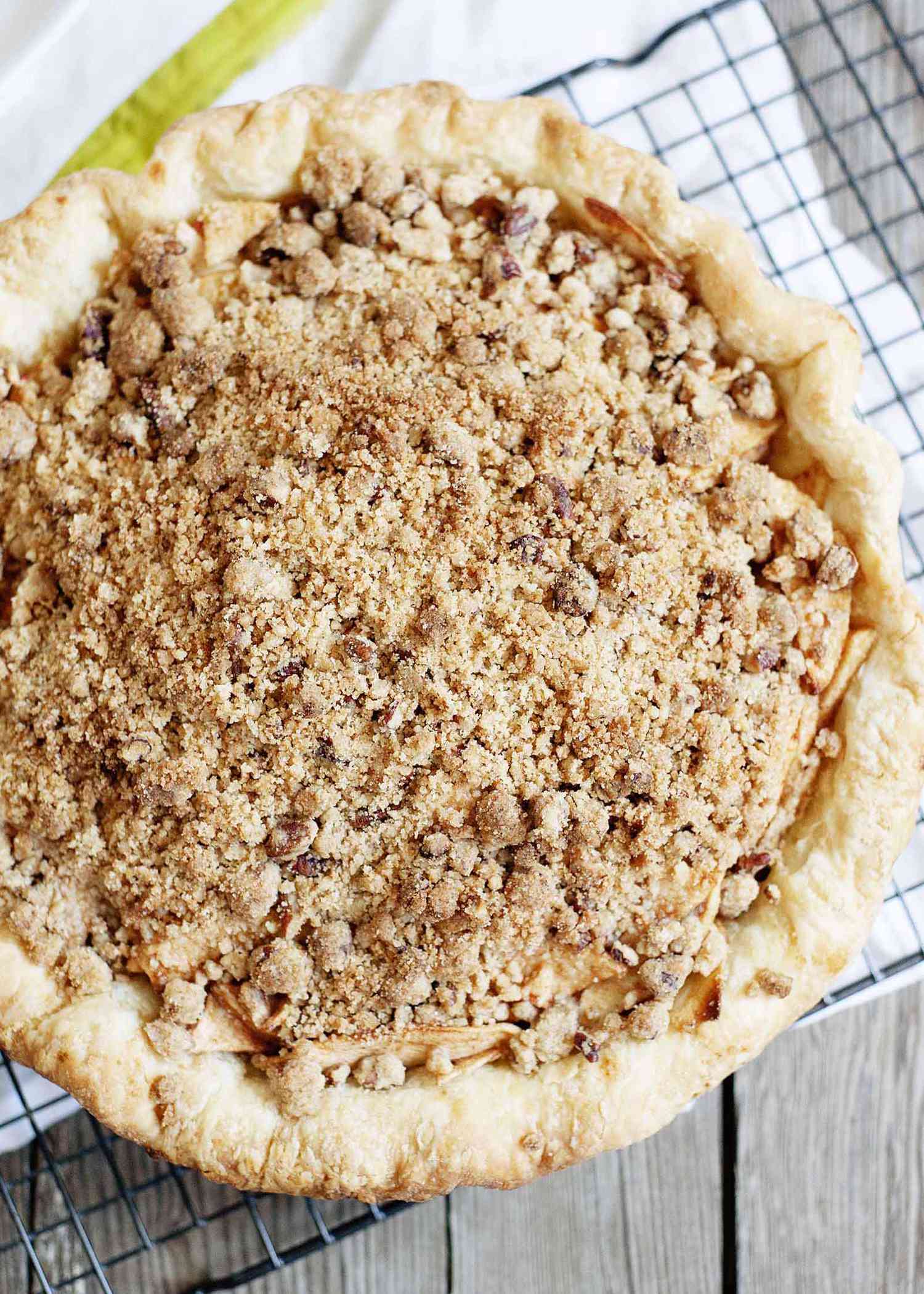 Whole dutch apple pie.