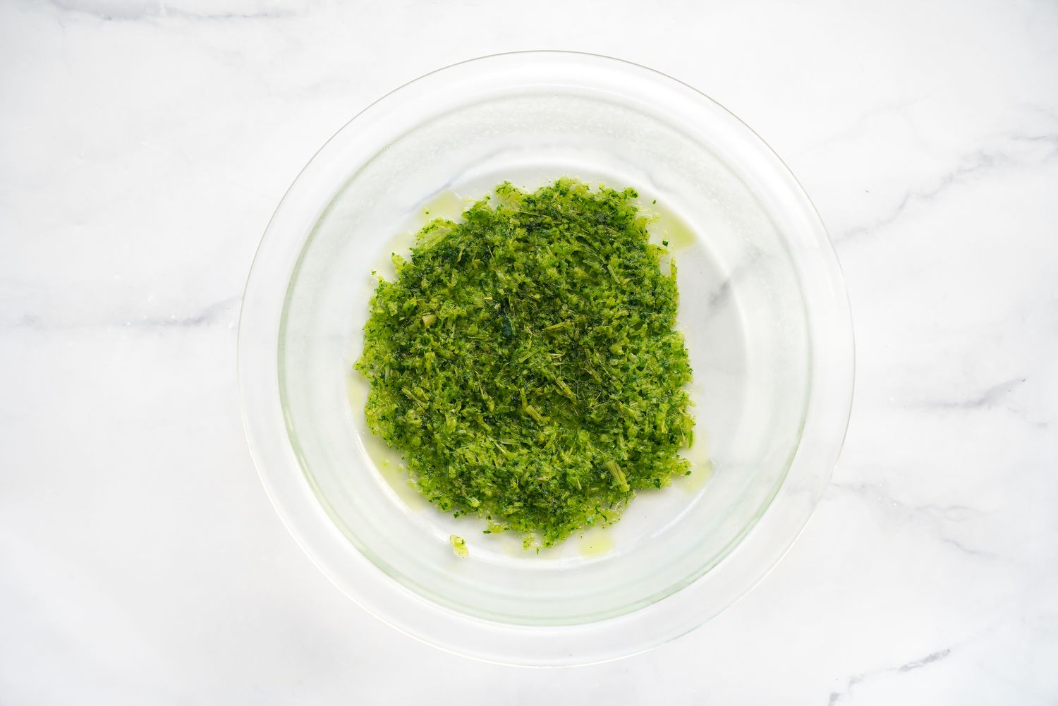 Aromatic Oil in a Bowl After Cooking in the Microwave for Red Curry in the Microwave Recipe