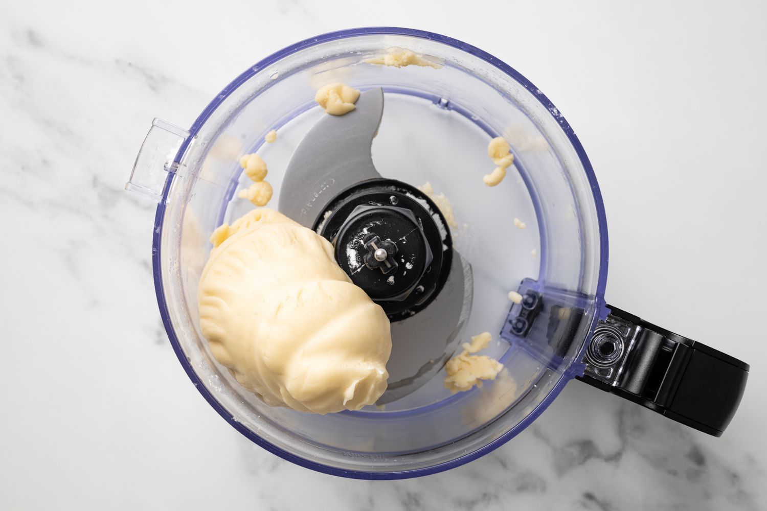 Ball of Marzipan in Food Processor