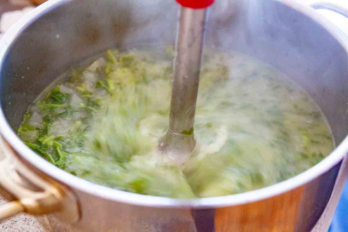 puree watercress soup