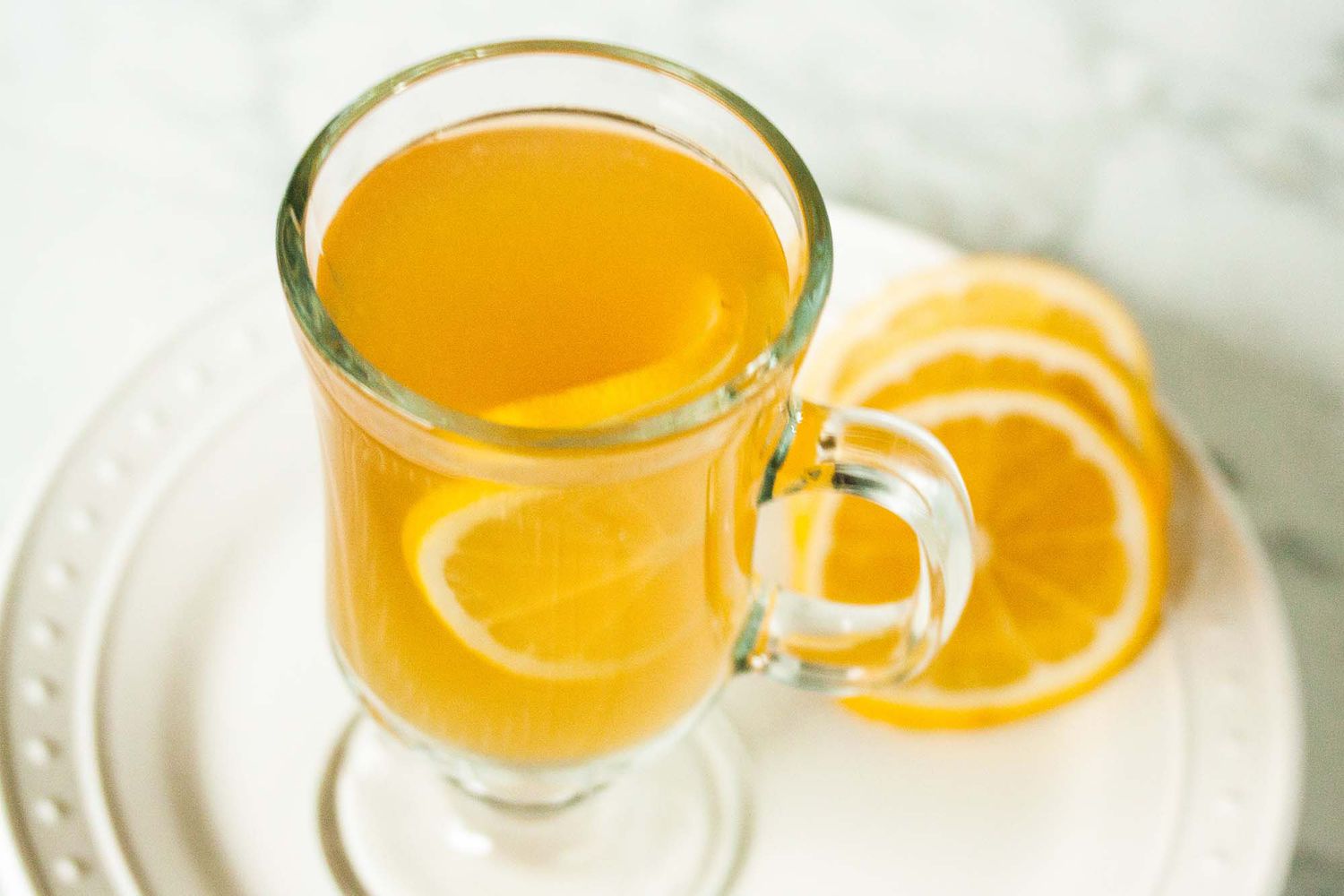 hot toddy with lemon