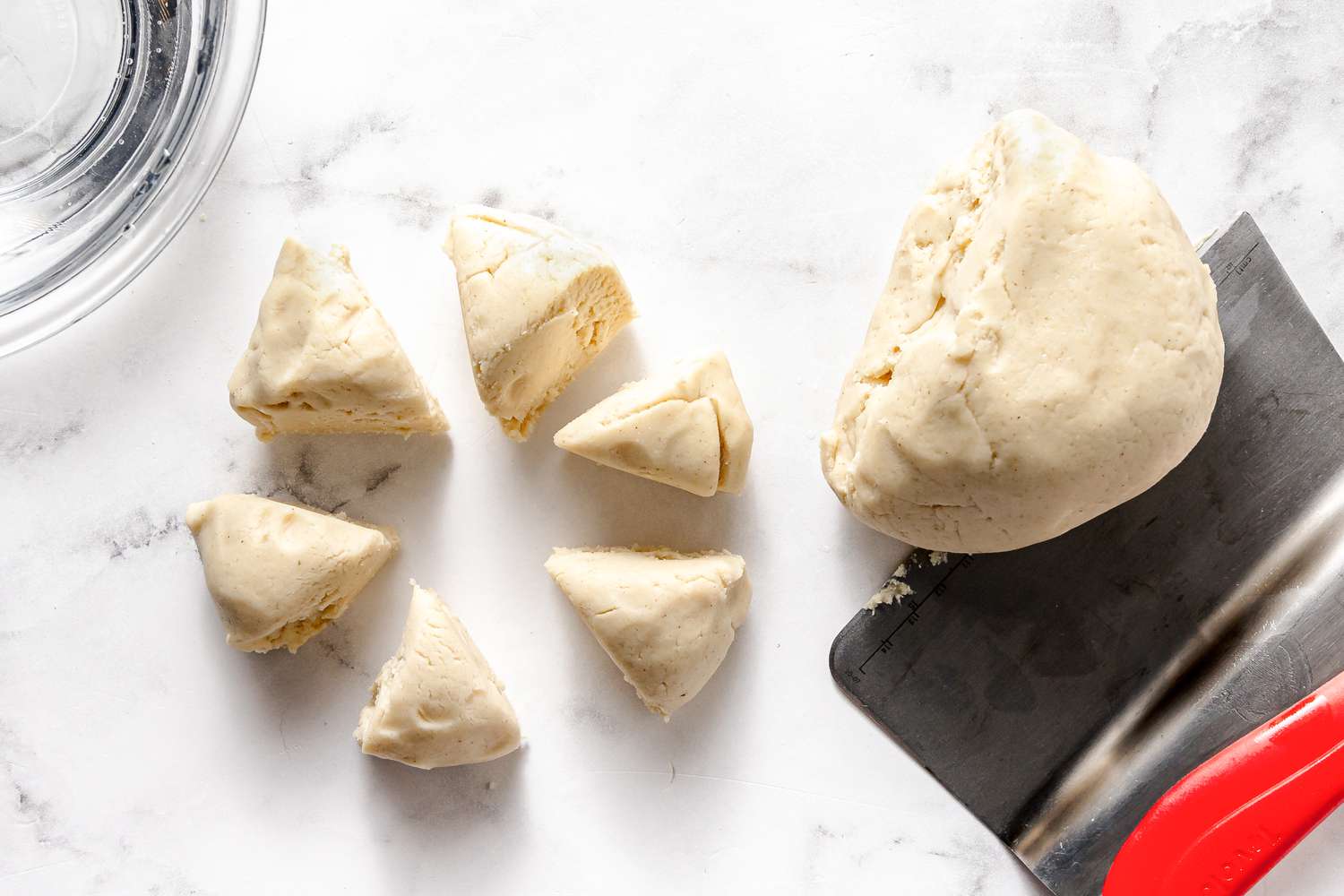 Pupusa Dough Divided into 12 Pieces