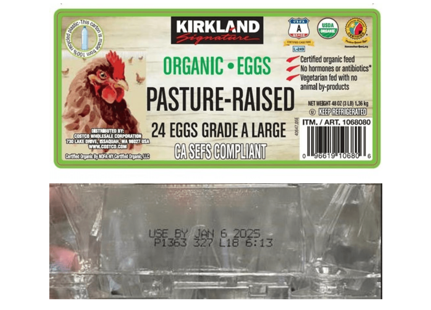 image of recalled eggs