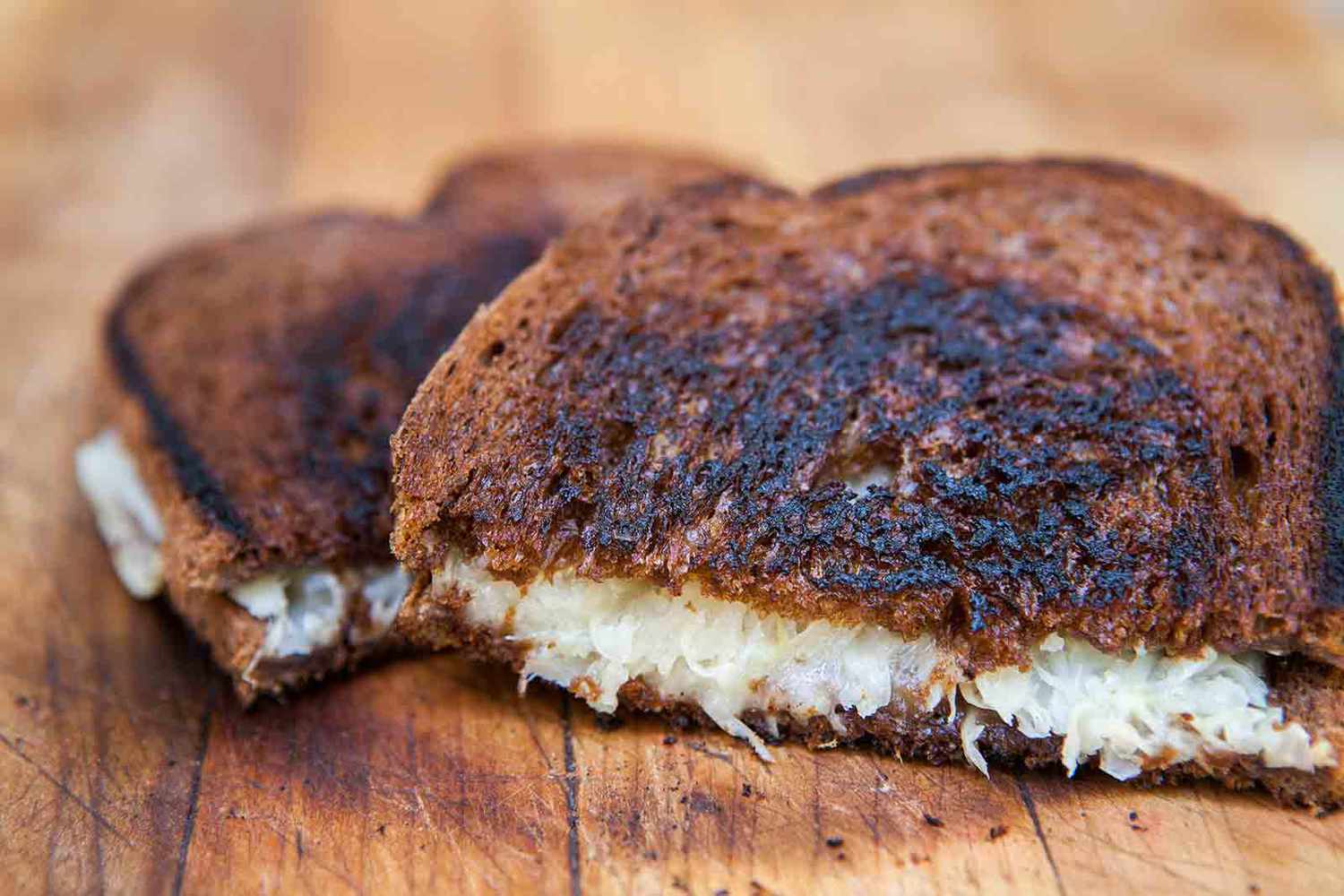 Grilled Cheese Sandwich with Sauerkraut and Rye