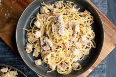 Chicken carbonara