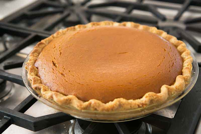 Baked Pumpkin Pie From Scratch