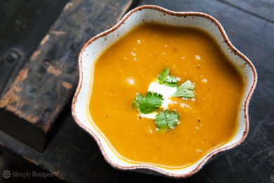 Curried Butternut Squash Soup
