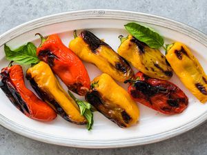 Mozzarella Stuffed Mini Peppers