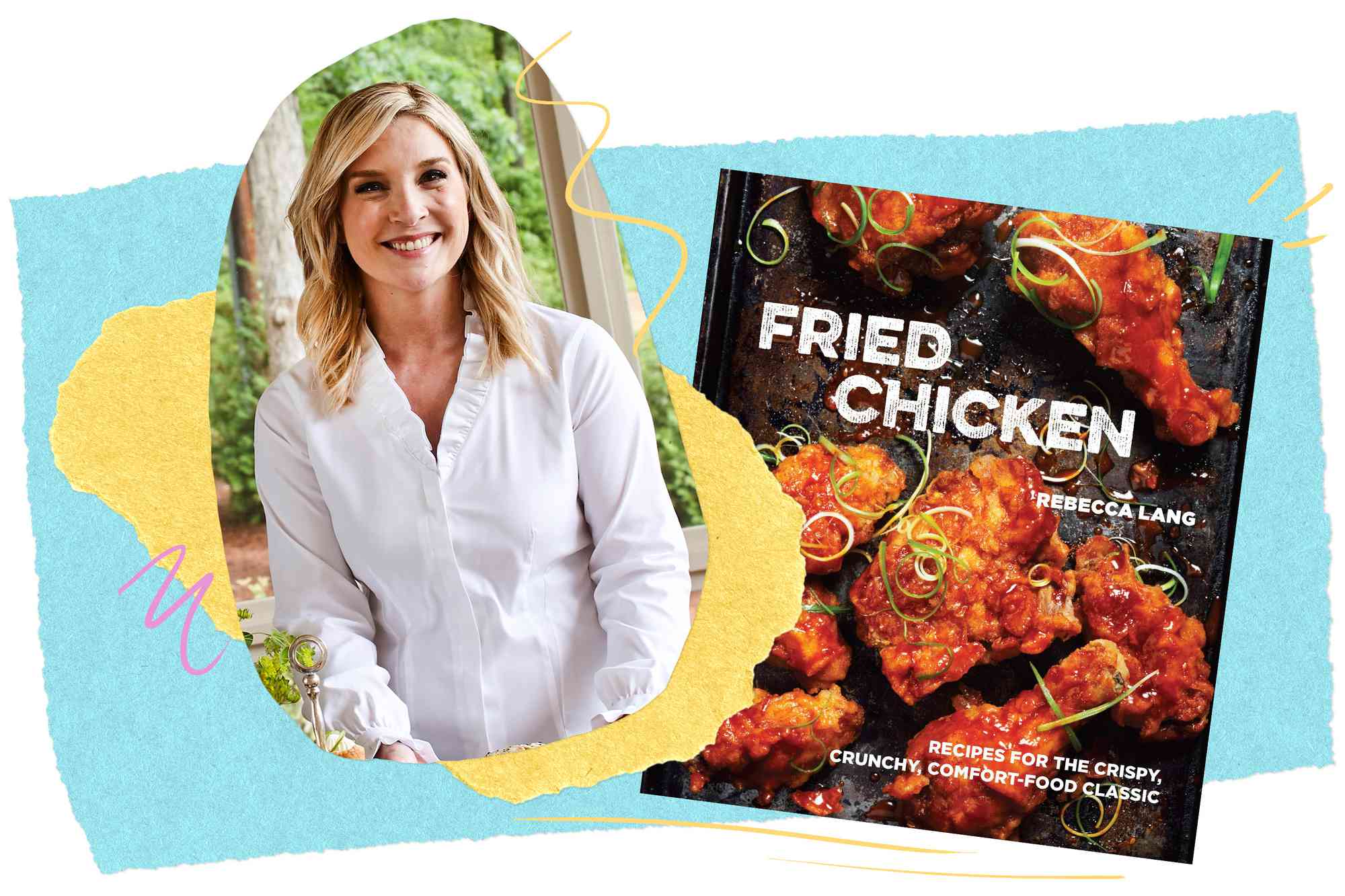 Rebecca Lang and her Fried Chicken cookbook