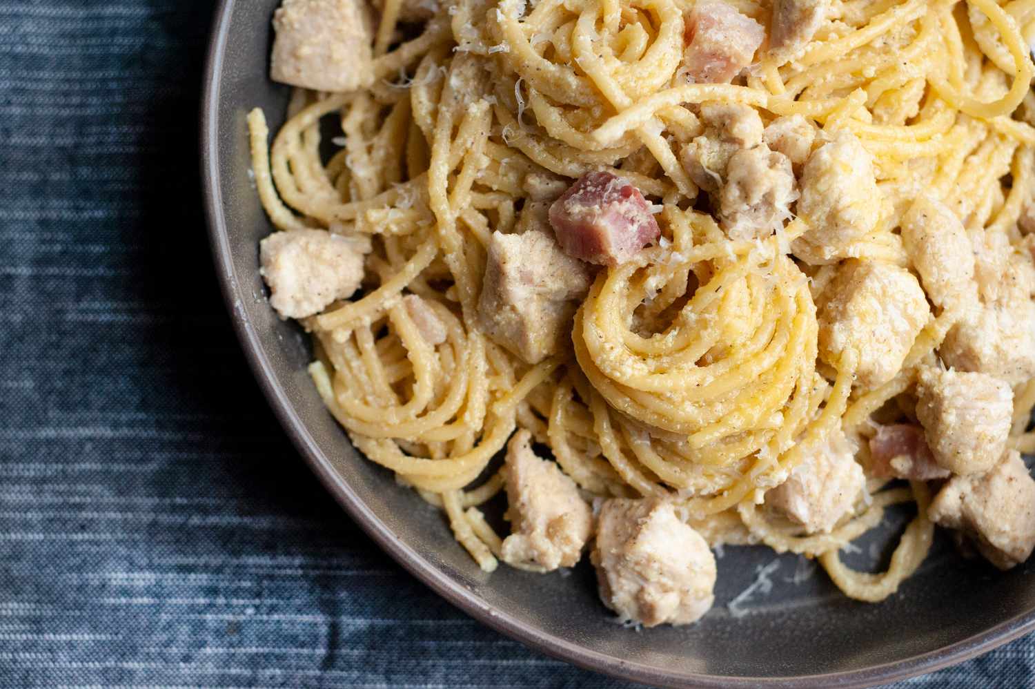 Chicken carbonara