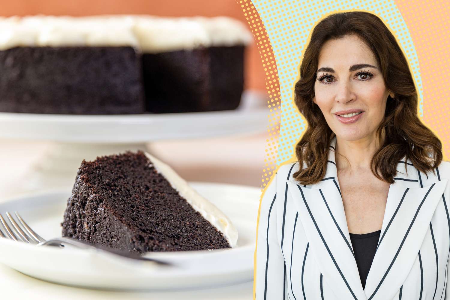 Nigella Lawson + Chocolate Cake