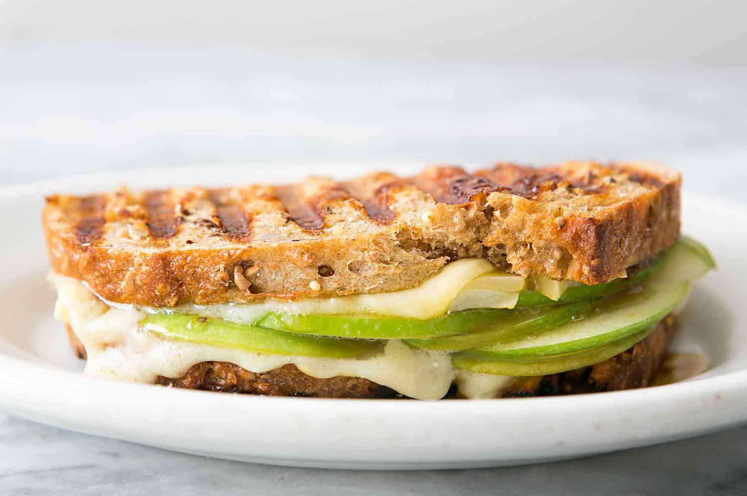 Gruyere Apple Fig Jam Panini