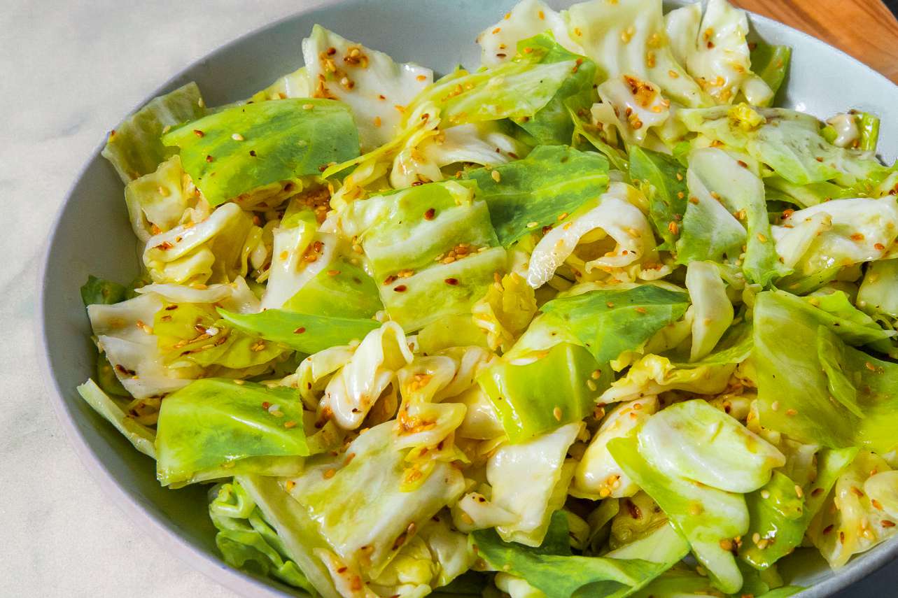Yamitsuki Cabbage (Japanese izakaya cabbage) on a plate