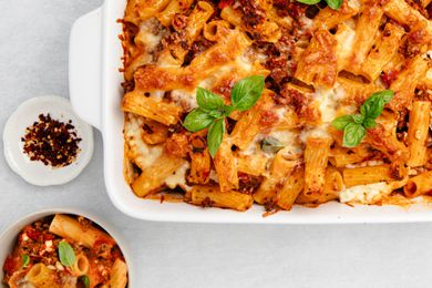 My family's 5-ingredient pasta bake
