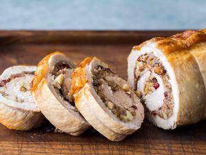 Cranberry Apple Stuffed Pork Loin