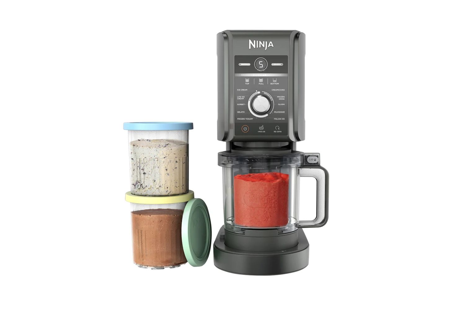 A Ninja food processor with frozen dessert cups
