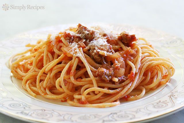 Italian Sausage Spaghetti
