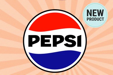 Pepsi logo with a New Product label