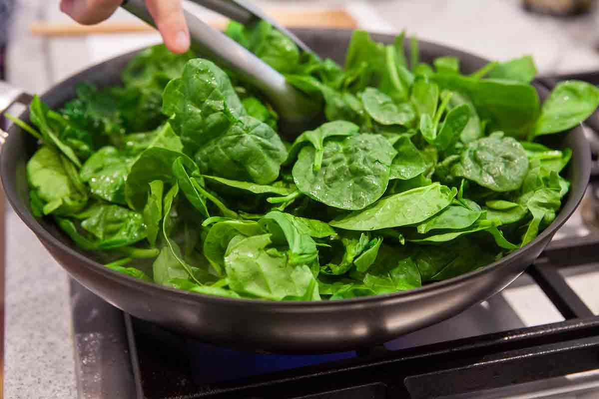 baby spinach recipe