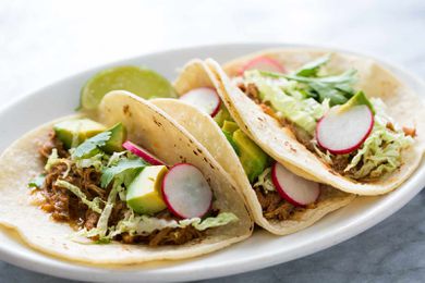 Easy Slow Cooker Shredded Chicken Taco Meat 