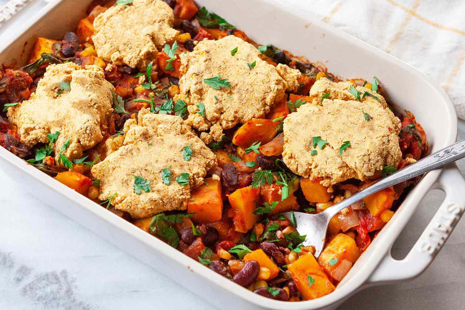 Vegan three sisters casserole