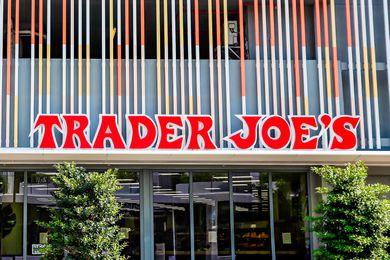 Outside view of a Trader Joe's store