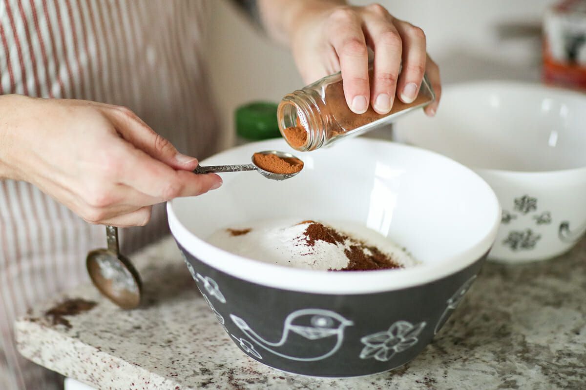 Whole Wheat Muffins with Nuts combine the flours with spices