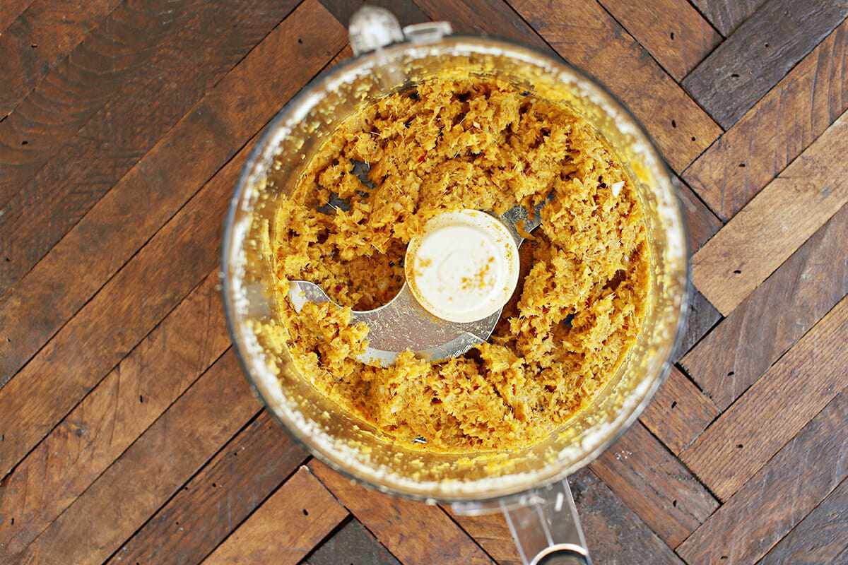 Coconut Curry Chicken make the curry paste