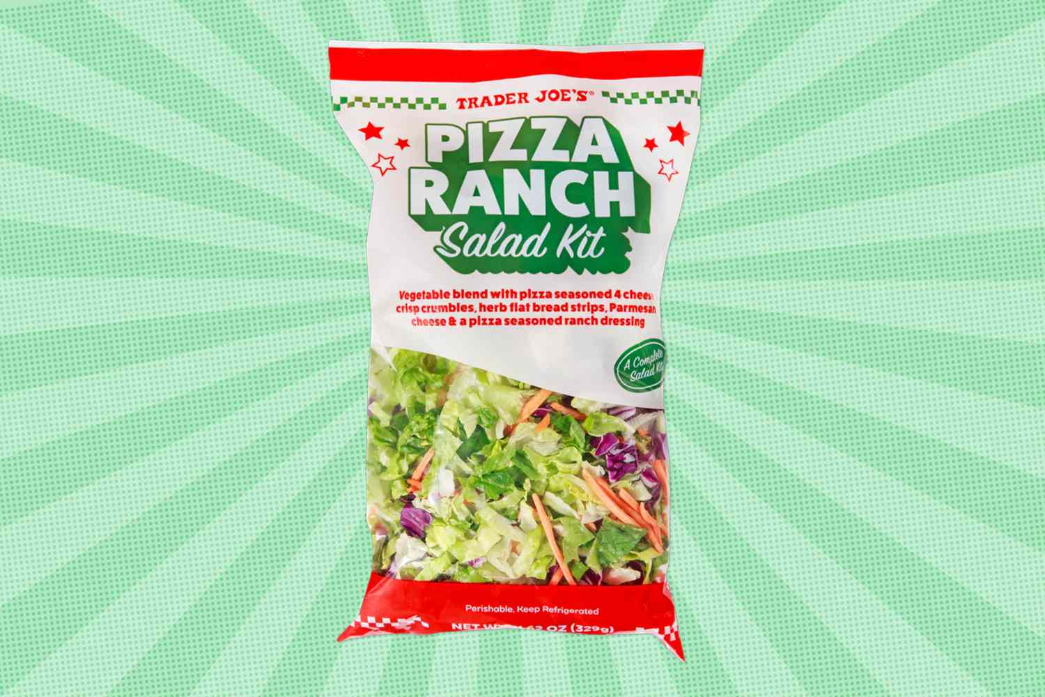 Trader Joe's Pizza Ranch Salad Kit package