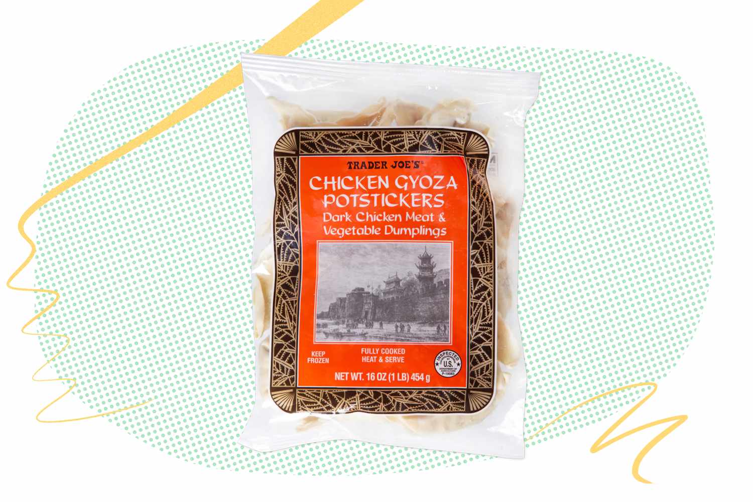 Bag of Frozen Trader Joe's Chicken Gyoza Potstickers