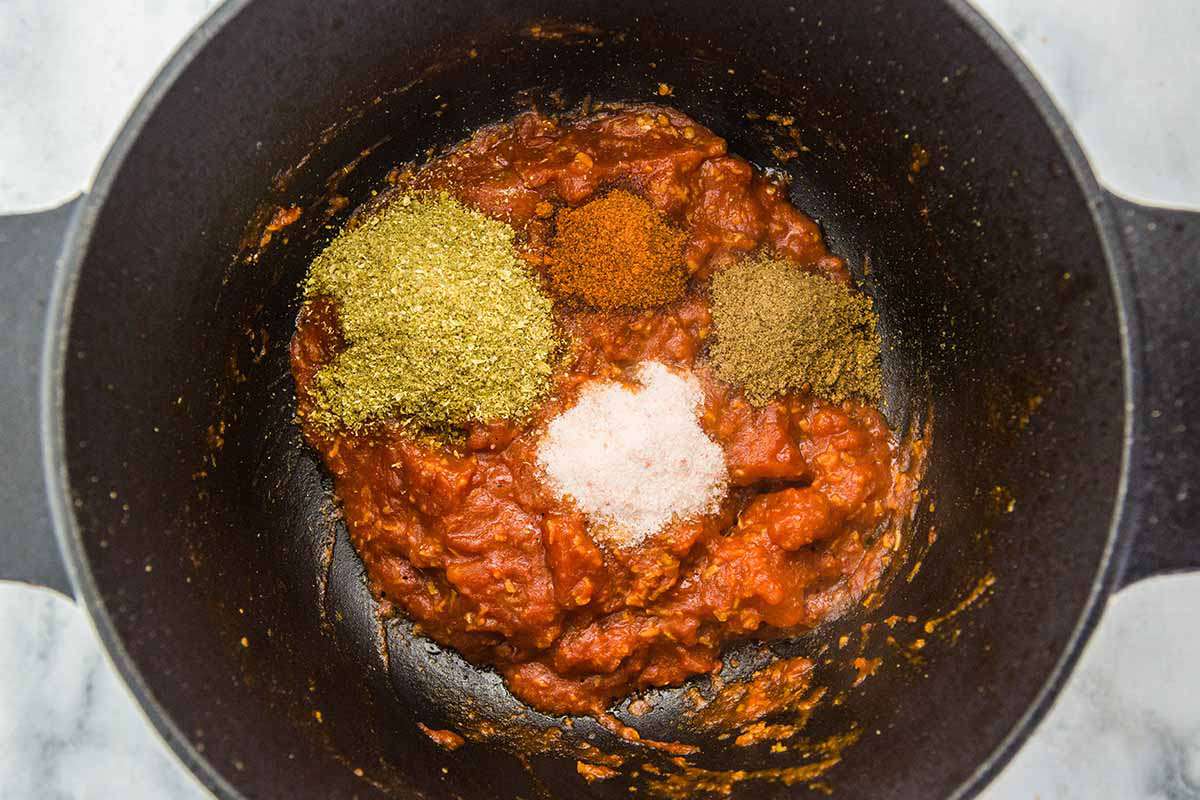 How to Make Butter Chicken add the spices