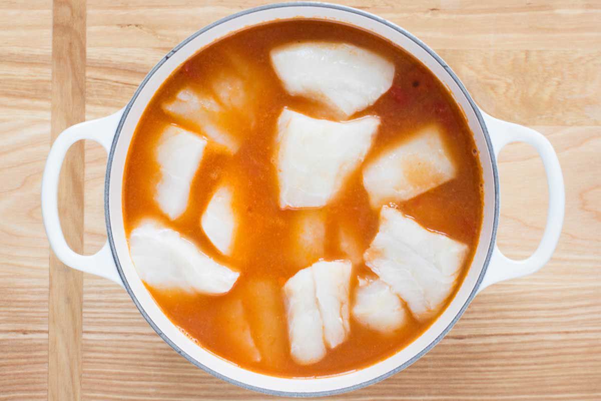 Fish Stew with Ginger and Tomatoes