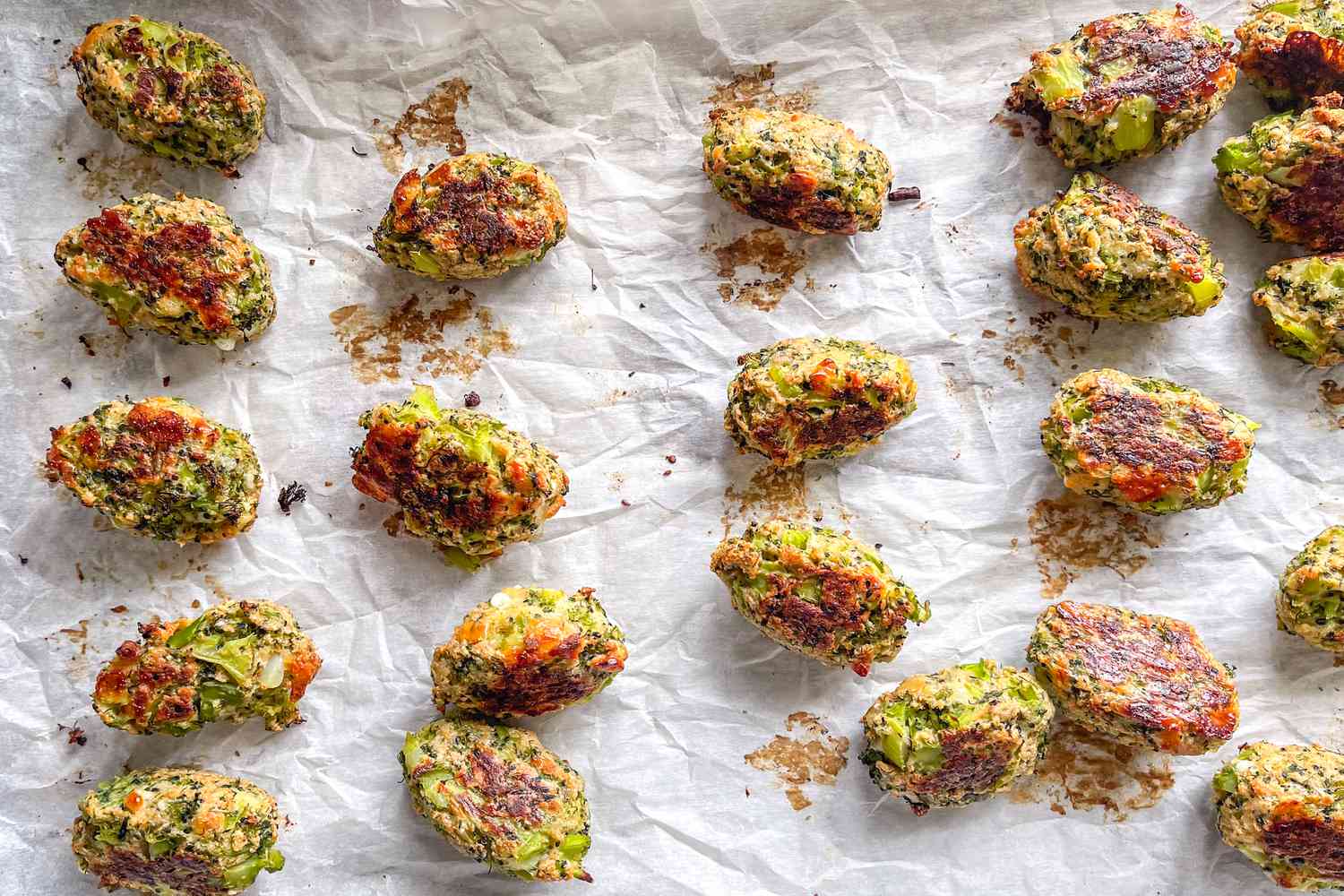 cooked broccoli tots