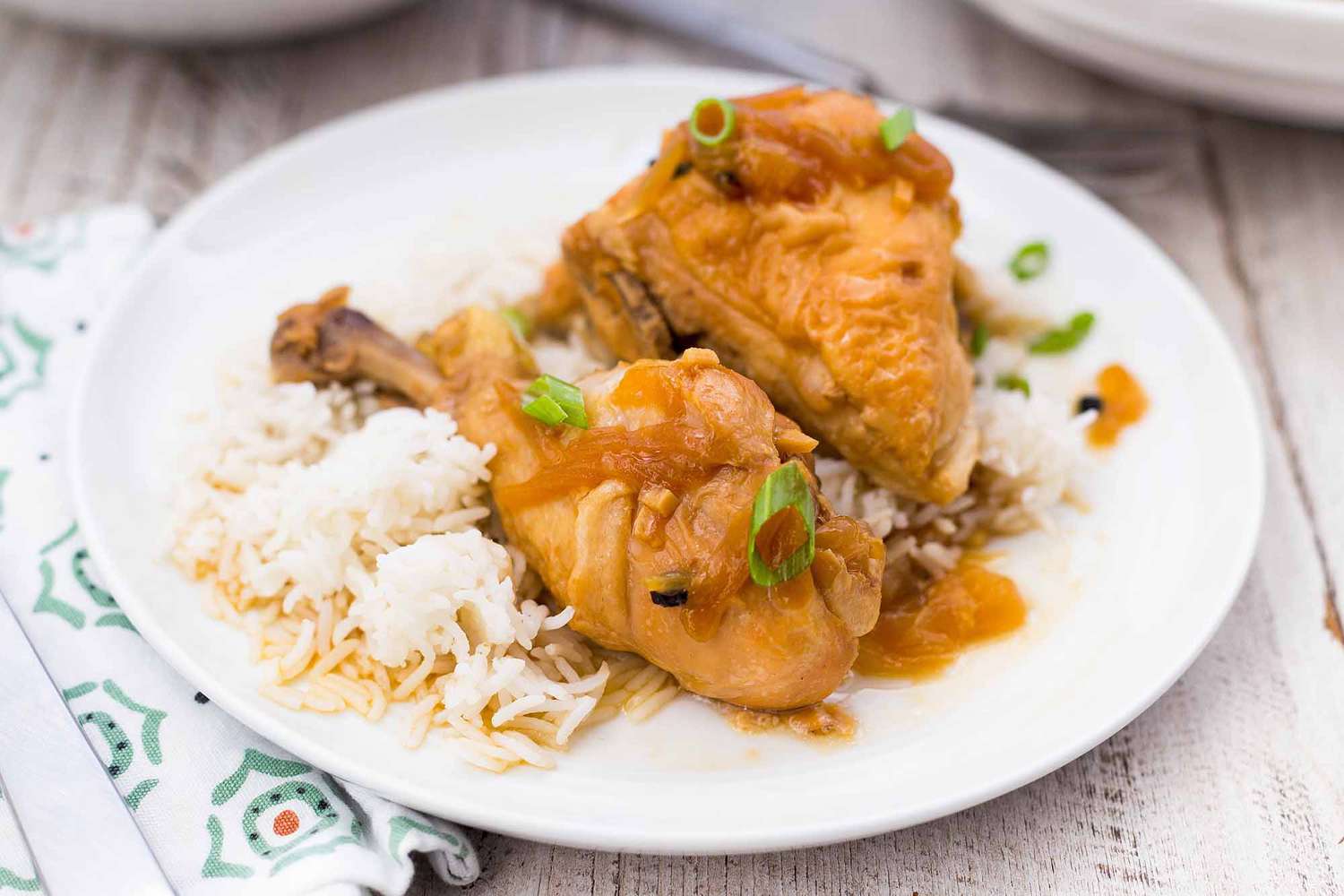 Pressure Cooker Chicken Adobo with Rice