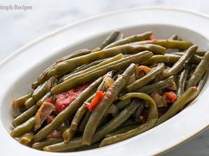 Green Beans with Bacon and Tomatoes