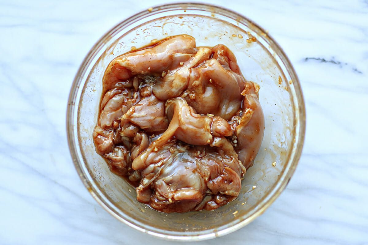 How to Make Char Siu Chicken marinate the chicken