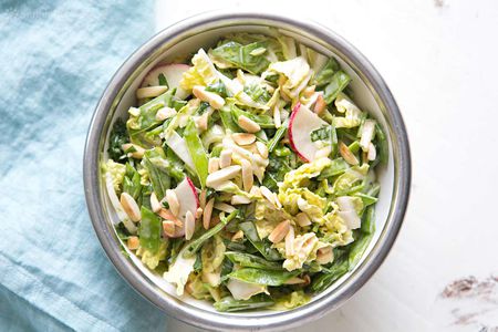 chinese cabbage salad in bowl
