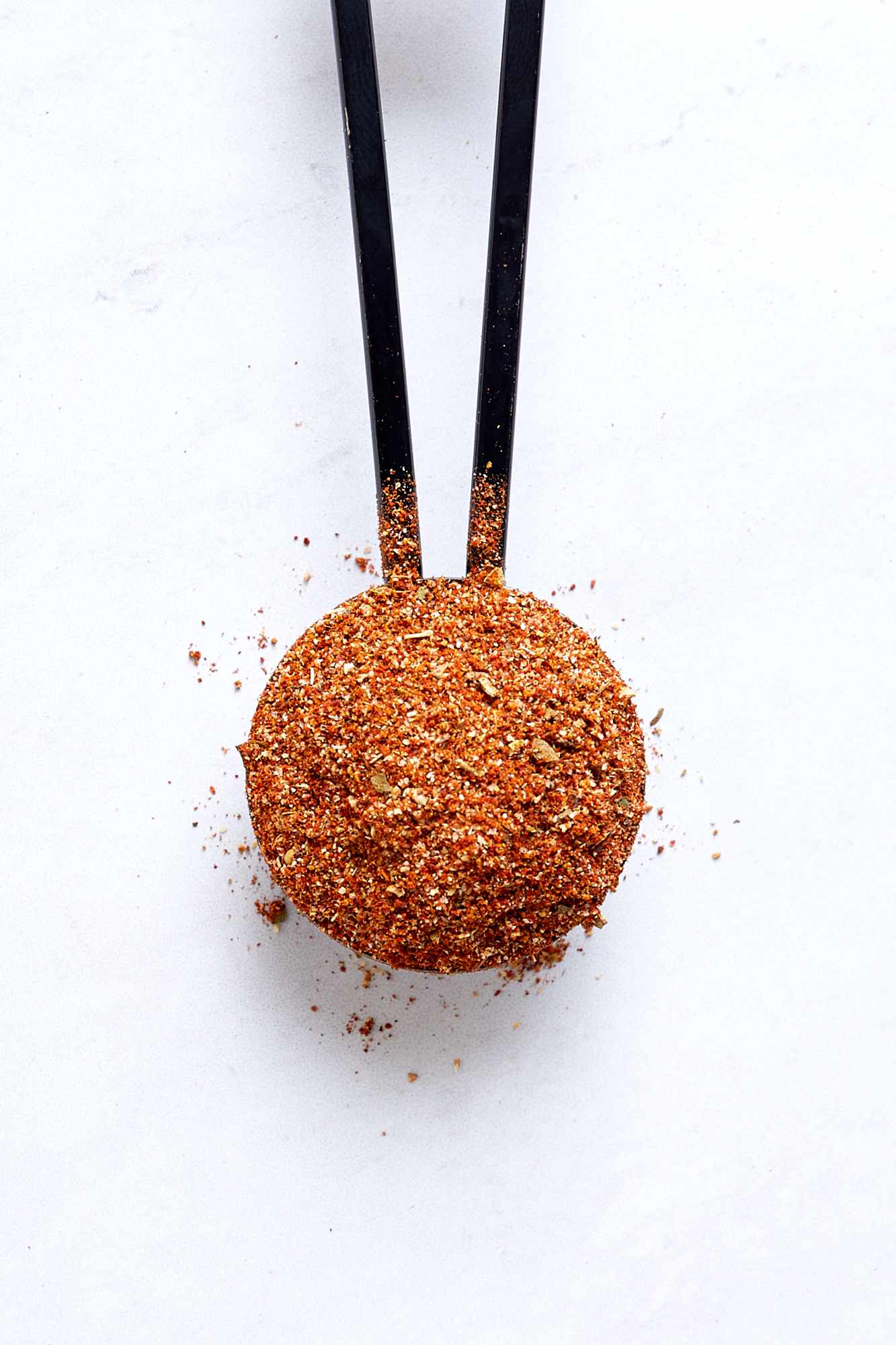 Cajun seasoning in a tablespoon