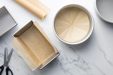 How to line a loaf pan with parchment paper
