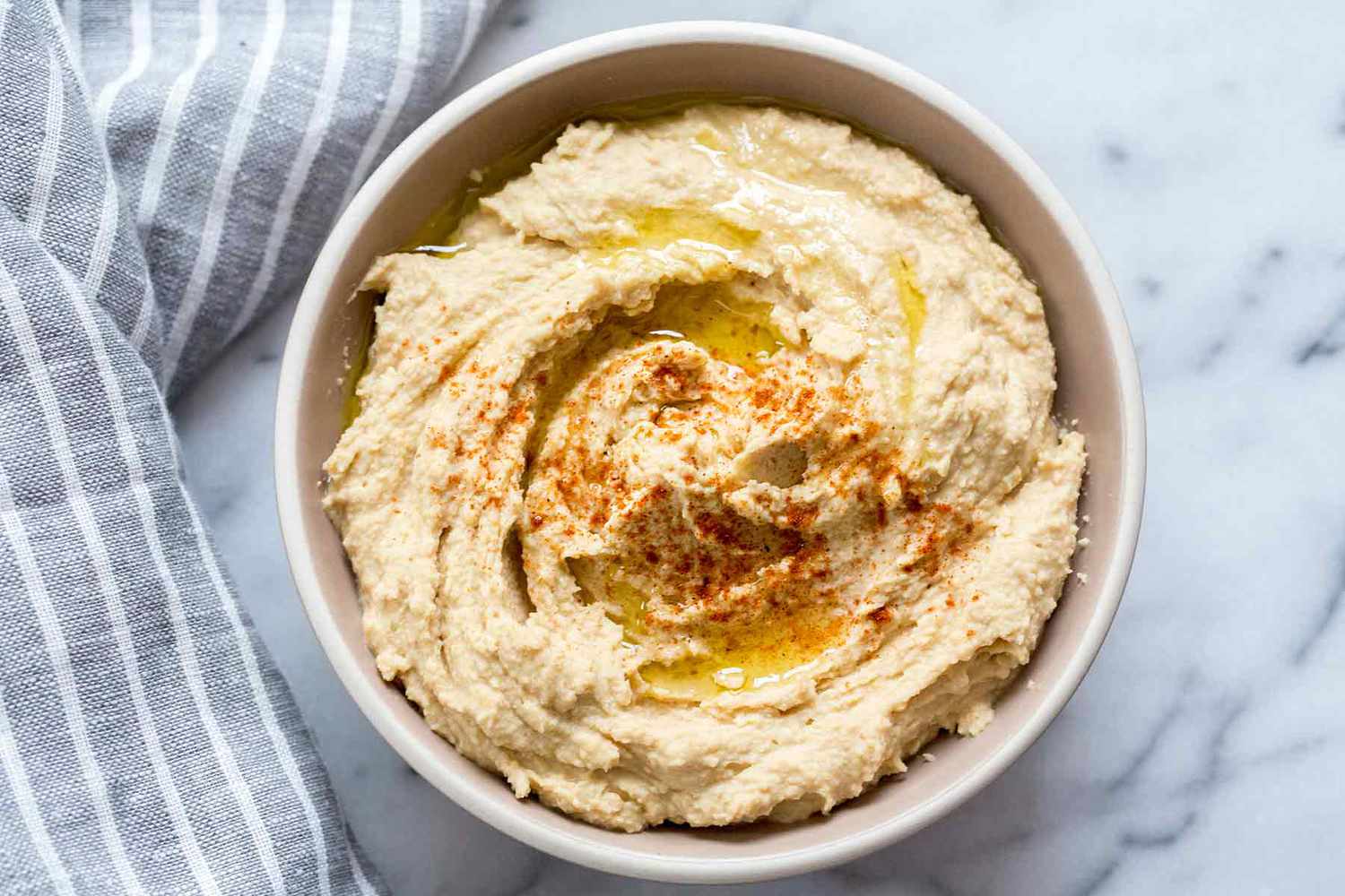 You can easily make hummus at home