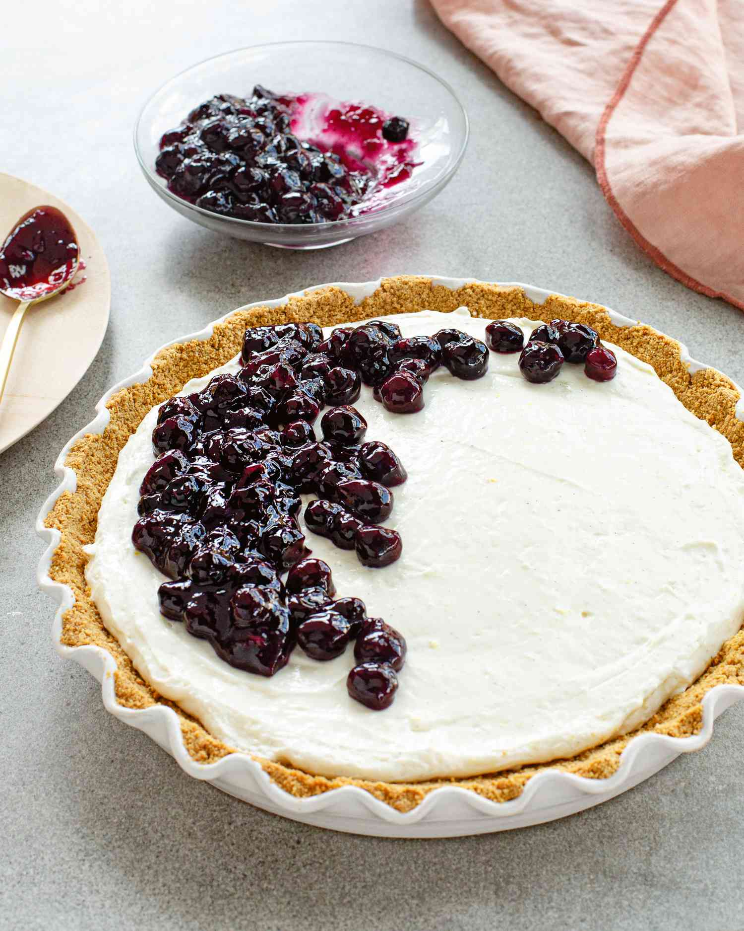 Blueberry Icebox Pie