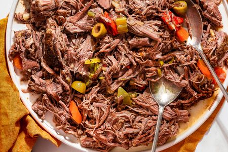large plate of Italian Style Beef