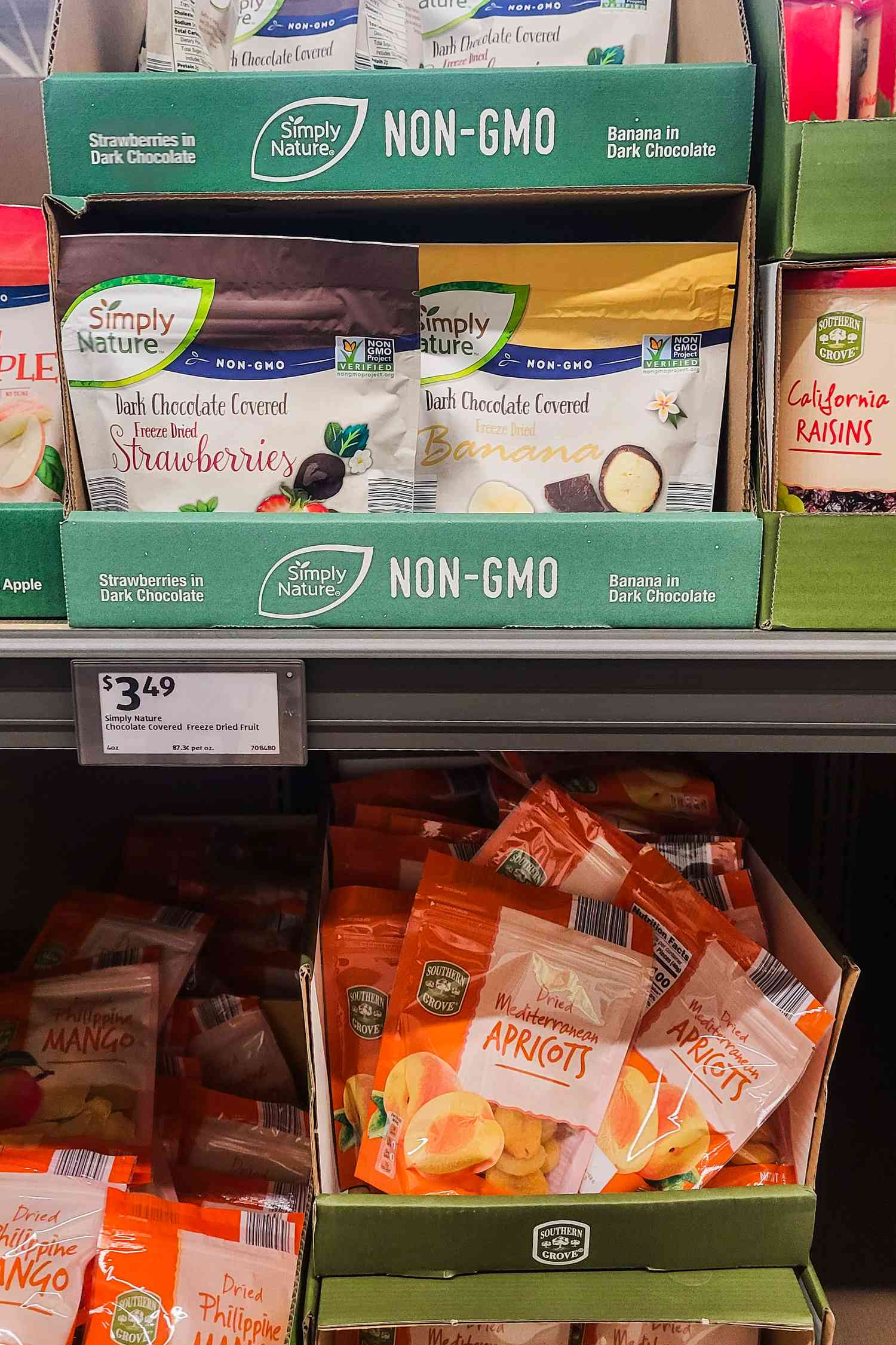 Dark Chocolate Covered Strawberries on store shelves