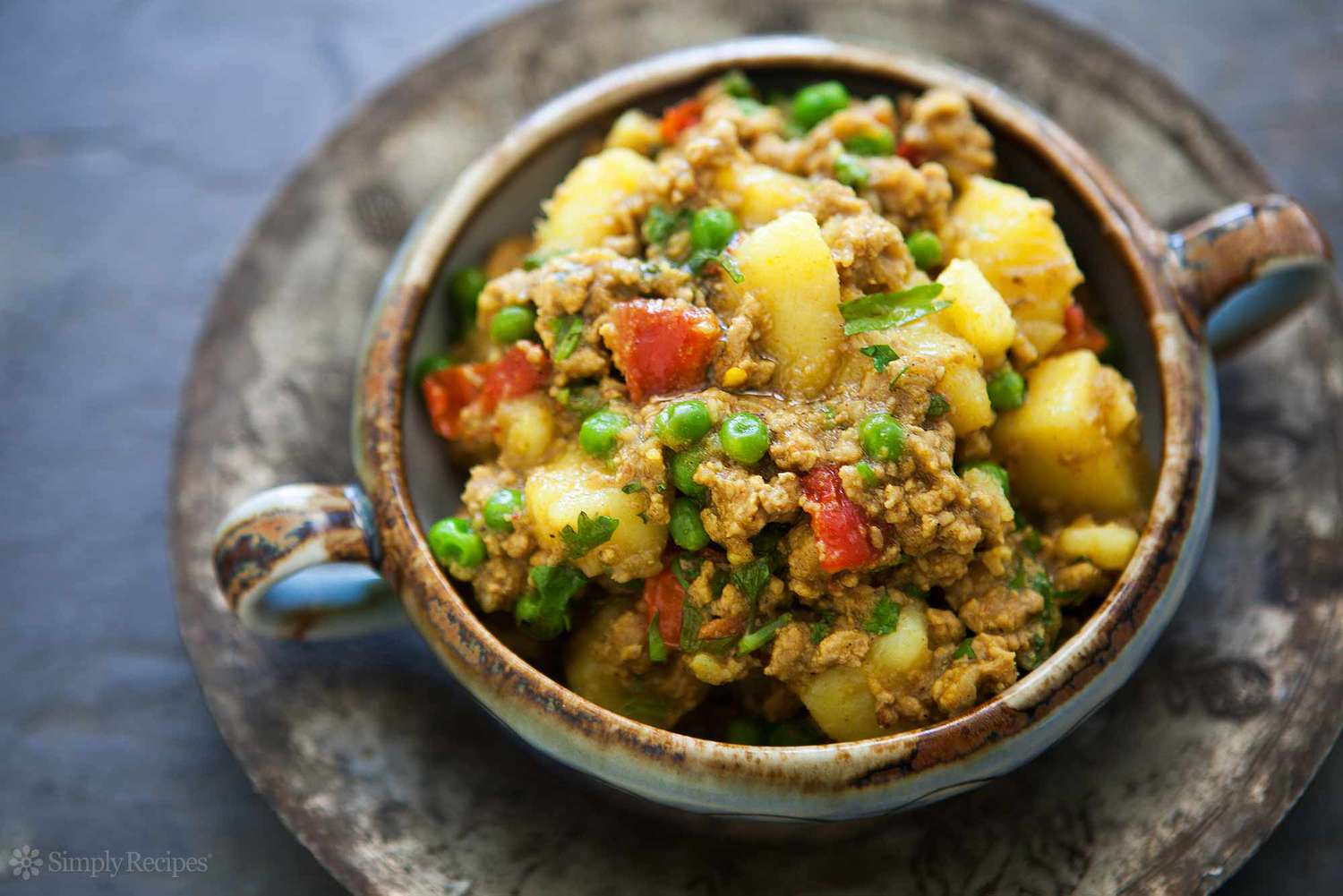 Curried Ground Turkey with Potatoes