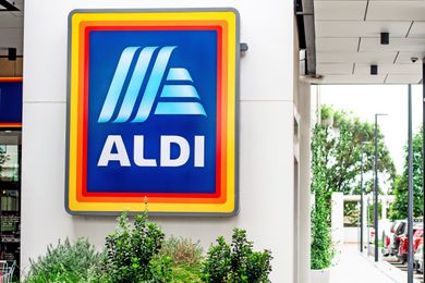 An outside view of a ALDI store
