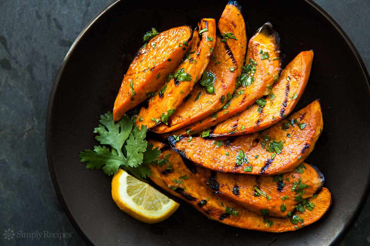 grilled sweet potatoes