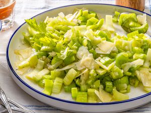 plate of Simple Celery Salad