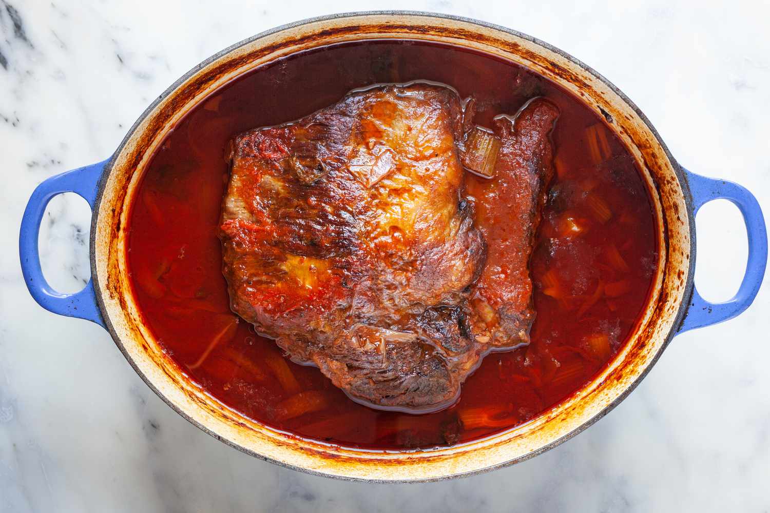 Jewish Brisket in Dutch Oven