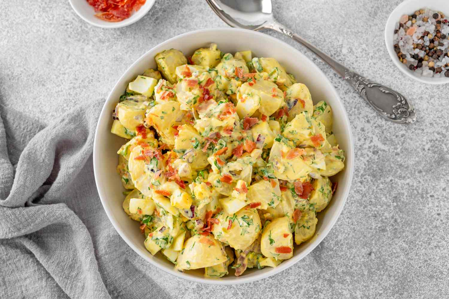 bowl of southern potato salad