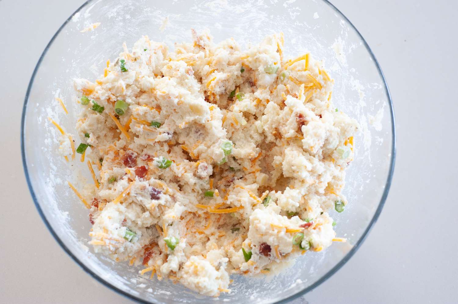 Mashed potatoes for twice baked potato casserole